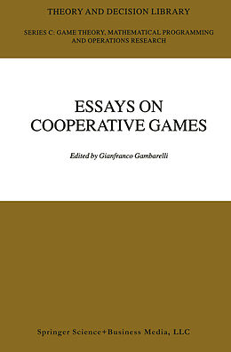 Kartonierter Einband Essay in Cooperative Games von 