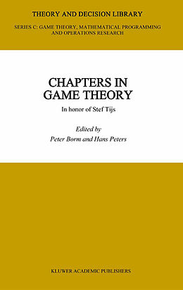Kartonierter Einband Chapters in Game Theory von 
