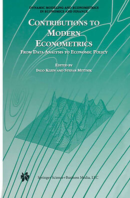 Couverture cartonnée Contributions to Modern Econometrics de 