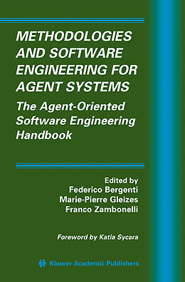 Couverture cartonnée Methodologies and Software Engineering for Agent Systems de 