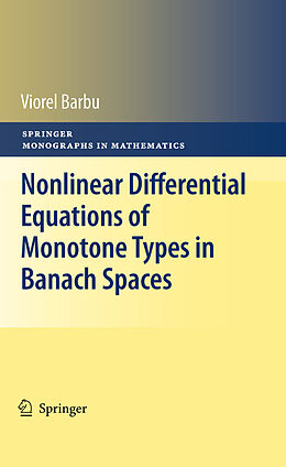 eBook (pdf) Nonlinear Differential Equations of Monotone Types in Banach Spaces de Viorel Barbu