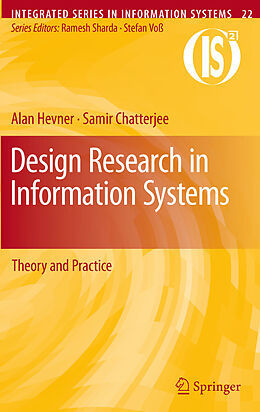 eBook (pdf) Design Research in Information Systems de Alan Hevner, Samir Chatterjee