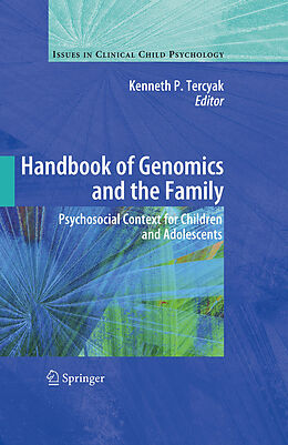 eBook (pdf) Handbook of Genomics and the Family de Kenneth P. Tercyak