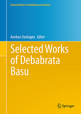 Livre Relié Selected Works of Debabrata Basu de 