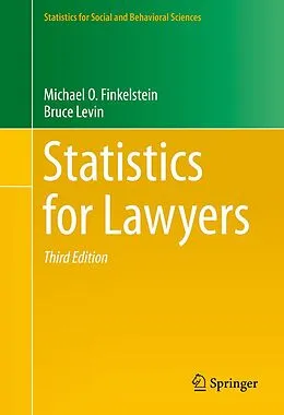 E-Book (pdf) Statistics for Lawyers von Michael O. Finkelstein, Bruce Levin