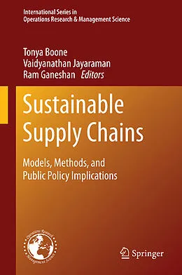 E-Book (pdf) Sustainable Supply Chains von Tonya Boone, Vaidyanathan Jayaraman, Ram Ganeshan