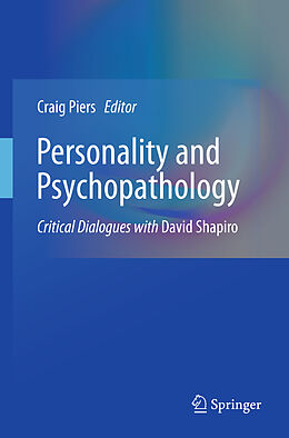 Fester Einband Personality and Psychopathology von 