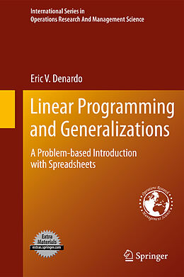 eBook (pdf) Linear Programming and Generalizations de Eric V. Denardo