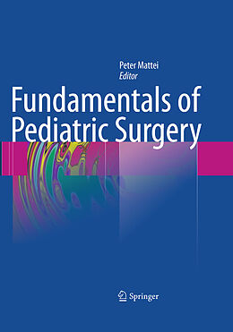 eBook (pdf) Fundamentals of Pediatric Surgery de Peter Mattei