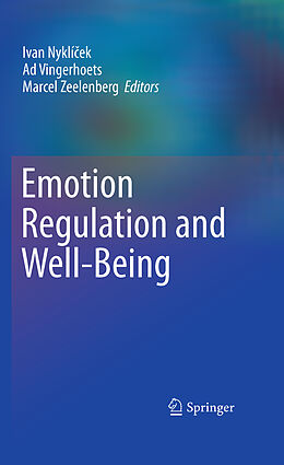 Livre Relié Emotion Regulation and Well-Being de 