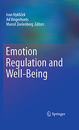 eBook (pdf) Emotion Regulation and Well-Being de Ivan Nyklícek, Ad Vingerhoets, Marcel Zeelenberg