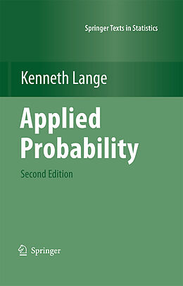 Fester Einband Applied Probability von Kenneth Lange