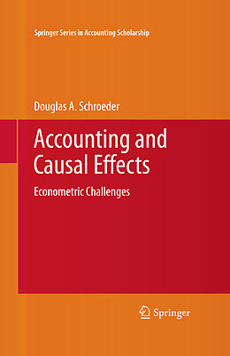 eBook (pdf) Accounting and Causal Effects de Douglas A Schroeder