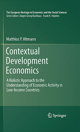 eBook (pdf) Contextual Development Economics de Matthias P. Altmann