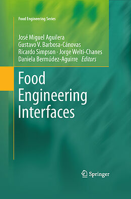 Livre Relié Food Engineering Interfaces de 