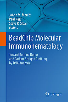 Livre Relié BeadChip Molecular Immunohematology de 