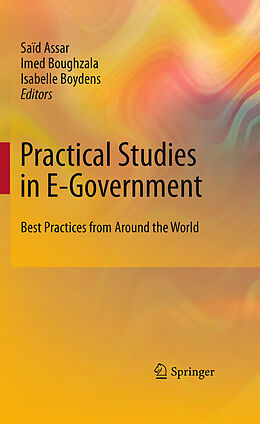 eBook (pdf) Practical Studies in E-Government de Saïd Assar, Imed Boughzala, Isabelle Boydens