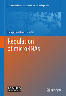 Livre Relié Regulation of microRNAs de Helge Gro ans