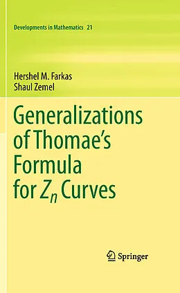 E-Book (pdf) Generalizations of Thomae's Formula for Zn Curves von Hershel M. Farkas, Shaul Zemel
