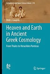 Fester Einband Heaven and Earth in Ancient Greek Cosmology von Dirk L. Couprie