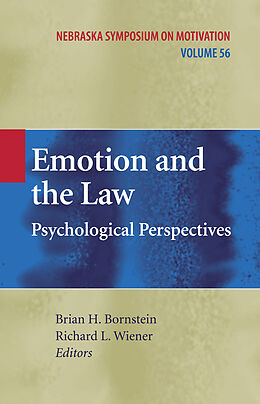 Couverture cartonnée Emotion and the Law de 