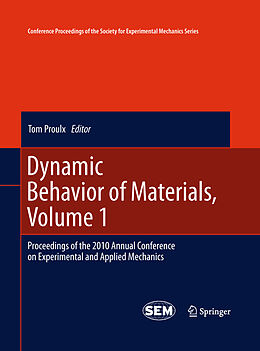 eBook (pdf) Dynamic Behavior of Materials, Volume 1 de 