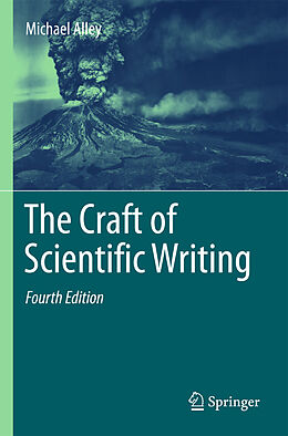 Couverture cartonnée The Craft of Scientific Writing de Michael Alley