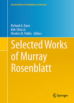 Livre Relié Selected Works of Murray Rosenblatt de 