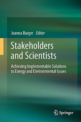 Livre Relié Stakeholders and Scientists de 