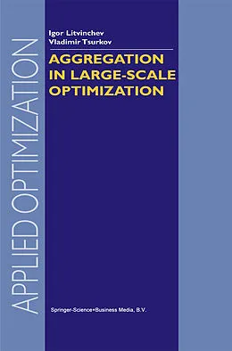 E-Book (pdf) Aggregation in Large-Scale Optimization von I. Litvinchev, Vladimir Tsurkov