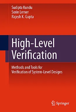 E-Book (pdf) High-Level Verification von Sudipta Kundu, Sorin Lerner, Rajesh K. Gupta