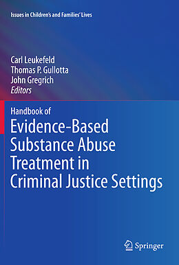 Livre Relié Handbook of Evidence-Based Substance Abuse Treatment in Criminal Justice Settings de 