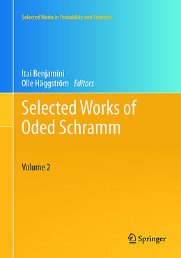 Livre Relié Selected Works of Oded Schramm de 