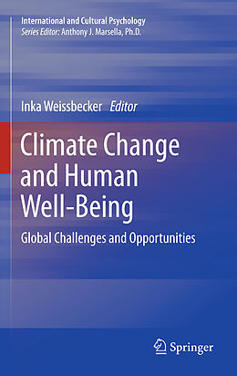 Livre Relié Climate Change and Human Well-Being de 