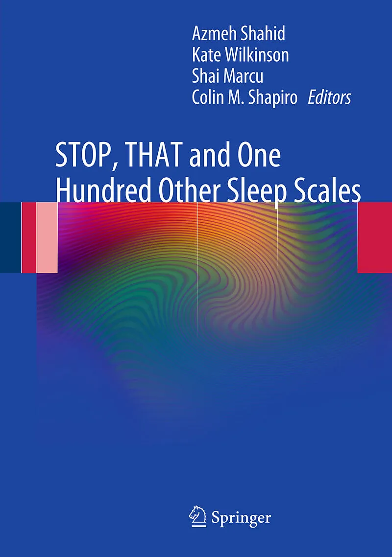 STOP, THAT and One Hundred Other Sleep Scales