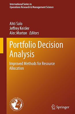 Livre Relié Portfolio Decision Analysis de 