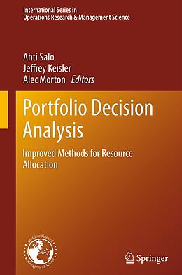 eBook (pdf) Portfolio Decision Analysis de Ahti Salo, Jeffrey Keisler, Alec Morton