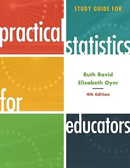 E-Book (epub) Study Guide for Practical Statistics for Educators von Ruth Ravid, Elizabeth Oyer