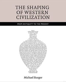 Couverture cartonnée The Shaping of Western Civilization de Michael Burger