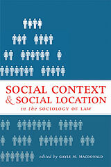 eBook (pdf) Social Context and Social Location in the Sociology of Law de 