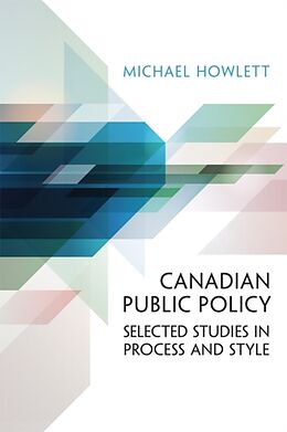 Kartonierter Einband Canadian Public Policy von Michael Howlett