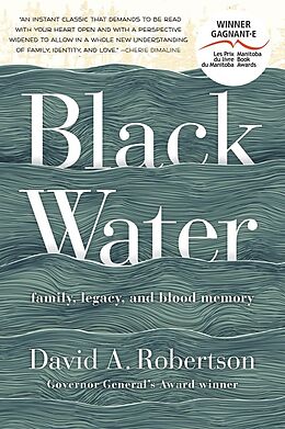 Couverture cartonnée Black Water de David A. Robertson