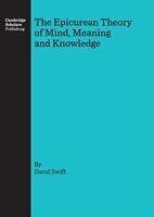 E-Book (pdf) Epicurean Theory of Mind, Meaning and Knowledge von David Swift