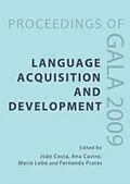 E-Book (pdf) Language Acquisition and Development von Joao Costa, Ana Castro, Maria Lobo