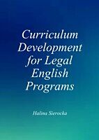 E-Book (pdf) Curriculum Development for Legal English Programs von Halina Sierocka