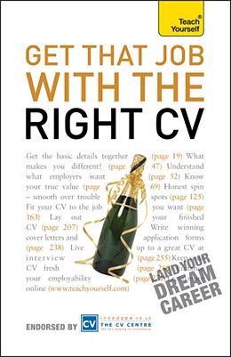 eBook (epub) Get That Job with the Right CV: Teach Yourself de Julie Gray