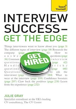 E-Book (epub) Interview Success - Get the Edge: Teach Yourself von Julie Gray