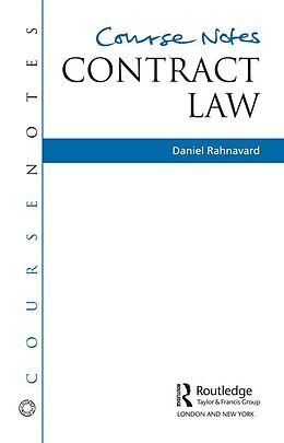 E-Book (pdf) Course Notes: Contract Law von Daniel Rahnavard