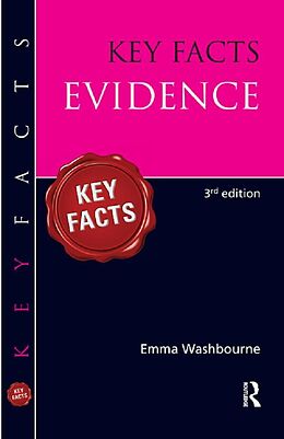 eBook (epub) Key Facts Evidence de Emma Washbourne