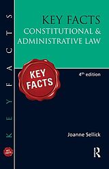 eBook (epub) Key Facts: Constitutional & Administrative Law de Joanne Sellick